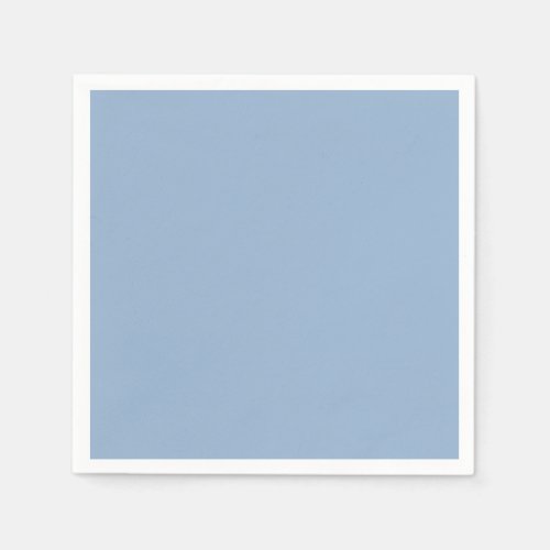 Solid color plain powder blue napkins