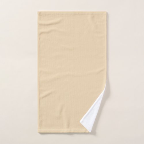Solid color plain sand beige dutch whit hand towel 