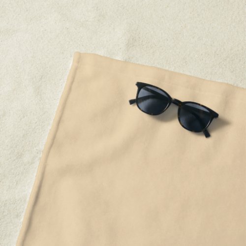 Solid color plain sand beige dutch white beach towel