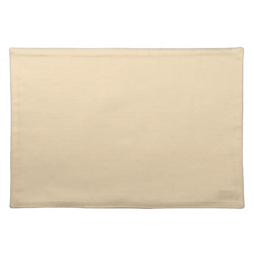 Solid color plain sand beige dutch white cloth placemat