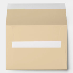 Solid color plain sand beige dutch white envelope