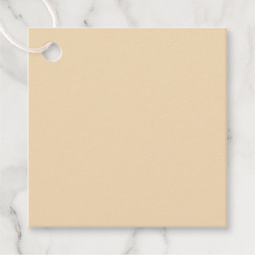 Solid color plain sand beige dutch white favor tags