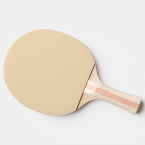 Solid color plain sand beige dutch white ping pong paddle