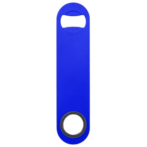 Solid color plain sapphire bright blue bar key