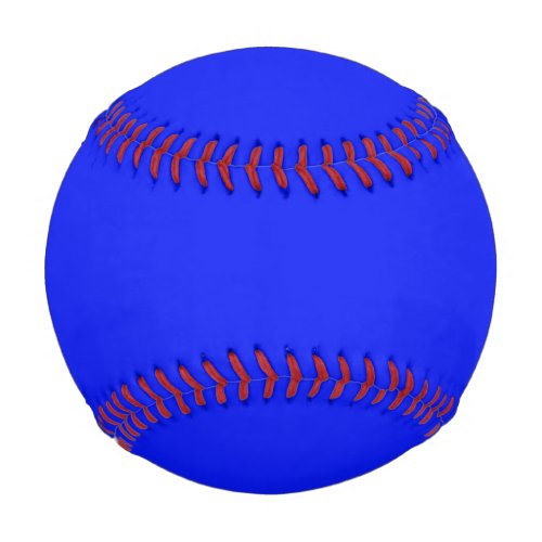 Solid color plain sapphire bright blue baseball