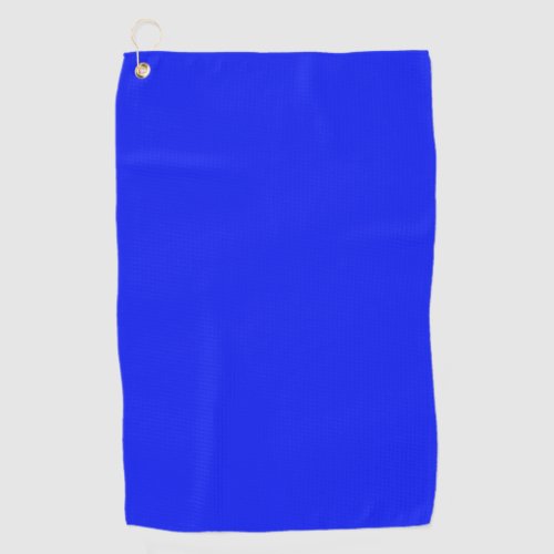 Solid color plain sapphire golf towel