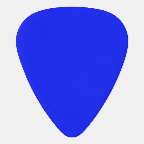 Solid color plain sapphire guitar pick