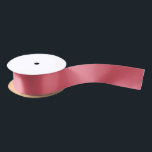 Solid color plain Sun Kissed Coral pink Satin Ribbon<br><div class="desc">Solid color plain Sun Kissed Coral pink design.</div>