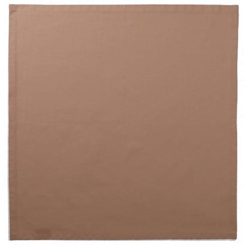 Solid color plain tan toasted almond cloth napkin