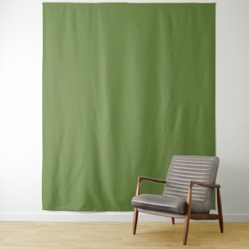 Solid color plain thyme sage green  tapestry