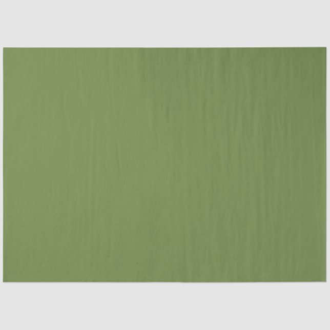 Solid color plain thyme sage green  tissue paper (Front)