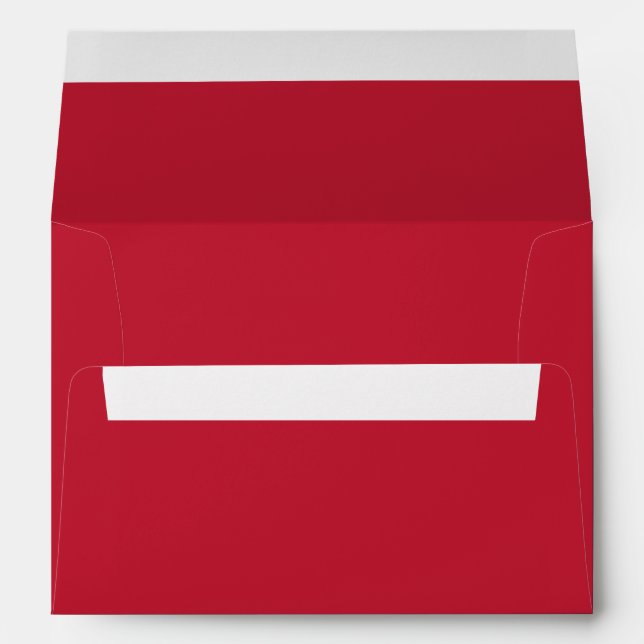 Solid color plain true red envelope (Back (Bottom))