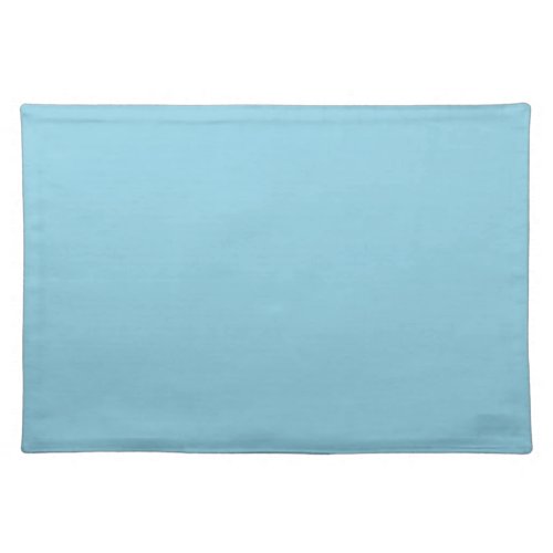 Solid color plain Winter light Blue Cloth Placemat