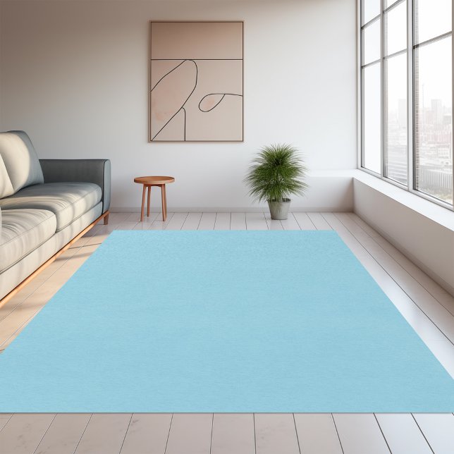 Solid color plain Winter light Blue Rug (Creator Uploaded)