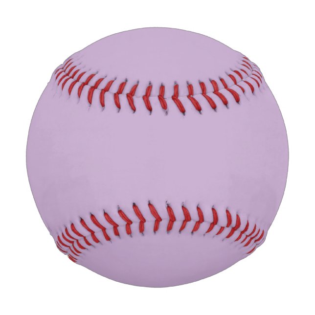 Solid color plain wisteria light purple baseball (Front)