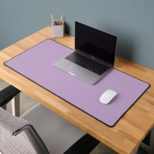 Solid color plain wisteria light purple desk mat