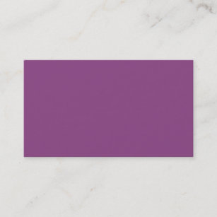 Plum Color Business Cards Zazzle Solid Color Plum Purple Business Card