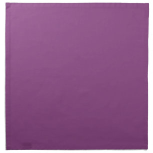 Solid Color: Plum Purple Cloth Napkin