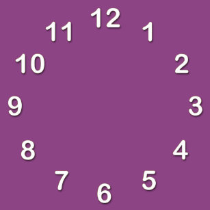 Solid Plum Purple Color Art Wall Décor Zazzle Solid Color Plum Purple Large Clock