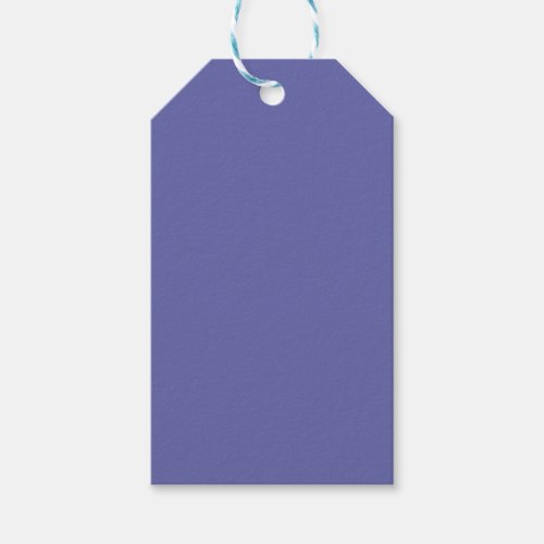 Solid Color  purple blue periwinkle Gift Tags