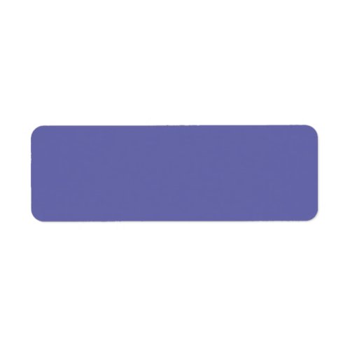 Solid Color  purple blue periwinkle Label