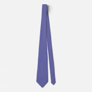 Solid Color   purple blue periwinkle Neck Tie