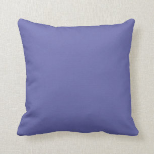 Solid Color   purple blue periwinkle Throw Pillow