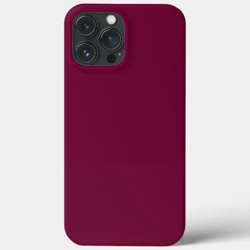 Solid color purple red iPhone 13 pro max case