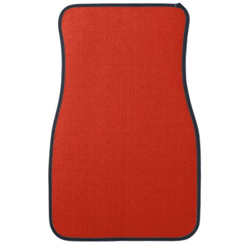 Solid color red apple car floor mat