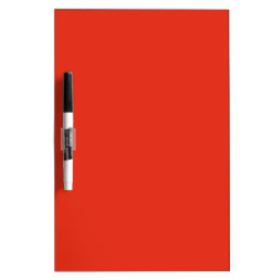 Solid color red apple dry erase board