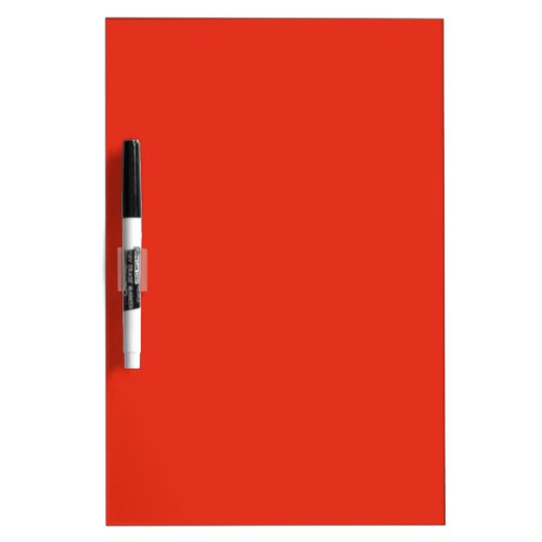 Solid color red apple dry erase board