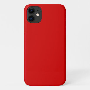 Solid Color: Red iPhone 11 Case