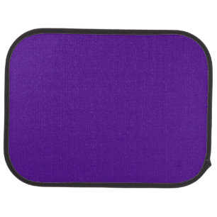 Solid color rich purple car floor mat