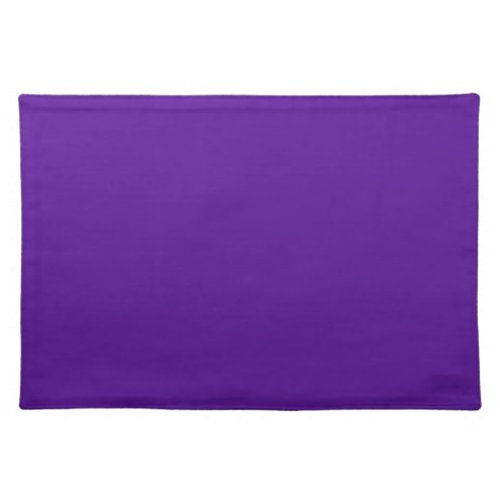 Solid color rich purple cloth placemat