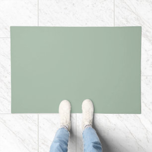 Solid color Sage Mist light green Doormat