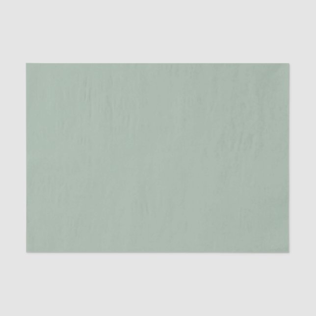 Solid color Sage Mist light green Tissue Paper (Front)