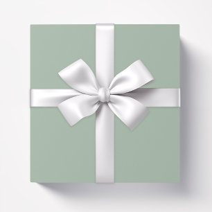 Solid color Sage Mist plain green Wrapping Paper