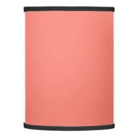 Solid color salmon coral lamp shade Zazzle