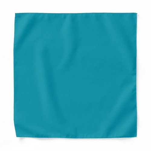 Solid color seaside teal bandana