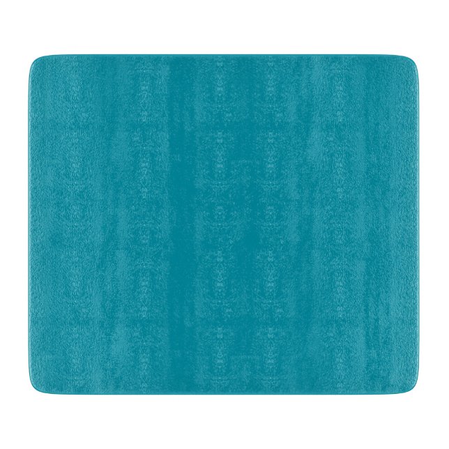 Solid color seaside teal cutting board (Front)