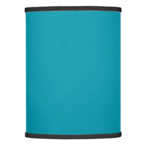 Solid color seaside teal lamp shade