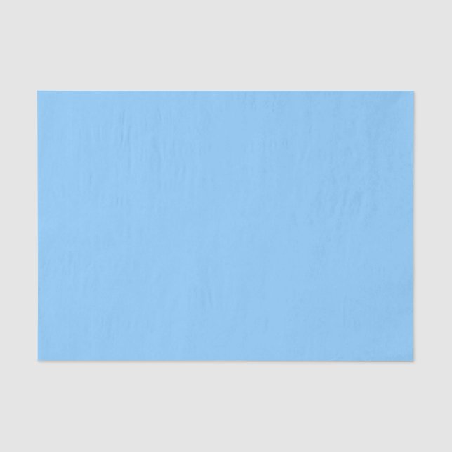 Solid Color: Sky Blue Tissue Paper (Front)