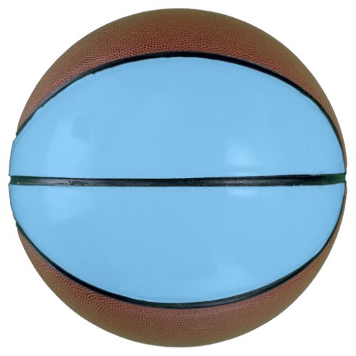 Solid color sky light blue basketball