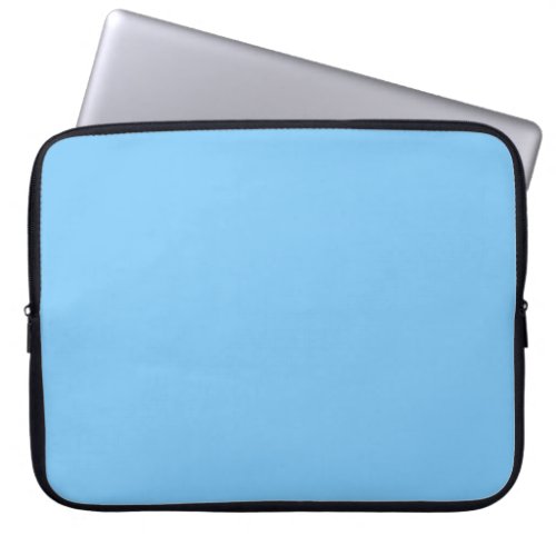 Solid color sky light blue laptop sleeve