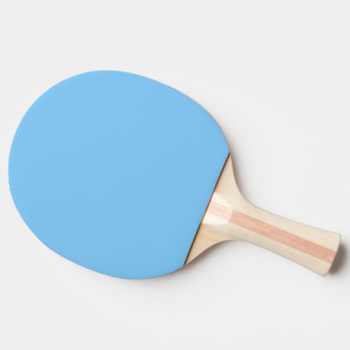 Solid color sky light blue ping pong paddle