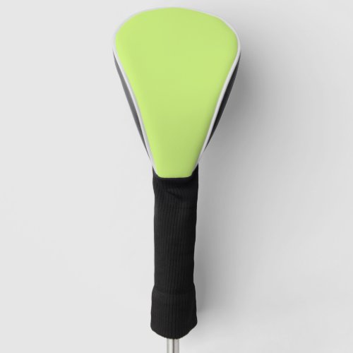 Solid color soft light lime green golf head cover