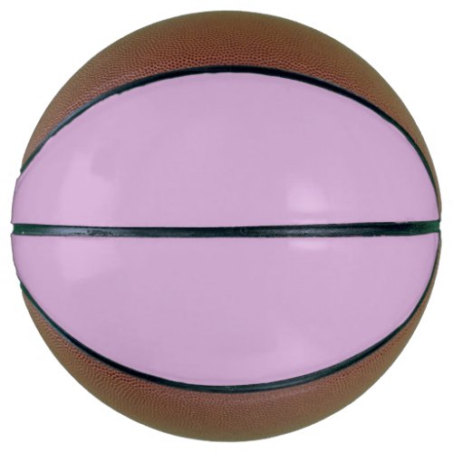 Solid color soft orchid pastel purple lilac basketball