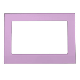 Solid color soft orchid pastel purple lilac magnetic frame