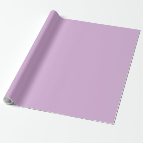 Solid color soft orchid pastel purple lilac wrapping paper