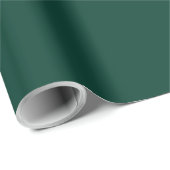 Solid color spruce dark green wrapping paper (Roll Corner)